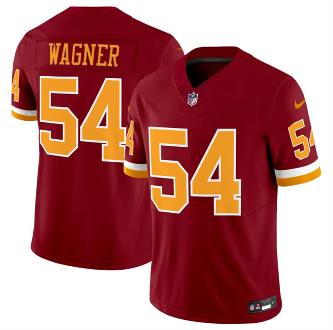 Men's Washington Commanders #54 Bobby Wagner Burgundy 2025 F.U.S.E. Throwback Limited Stitched Football Jersey
